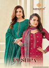 Pushpa Vol 1 By Suryajyoti Modal Silk Printed Dress Material Wholesale Shop In Surat
